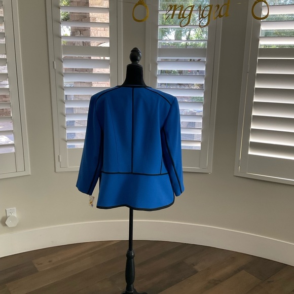 COPY - Calvin Klein Blazer with Black Piping - Picture 2 of 3